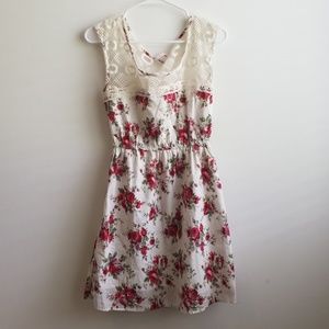 Decree Floral Print Dress Medium